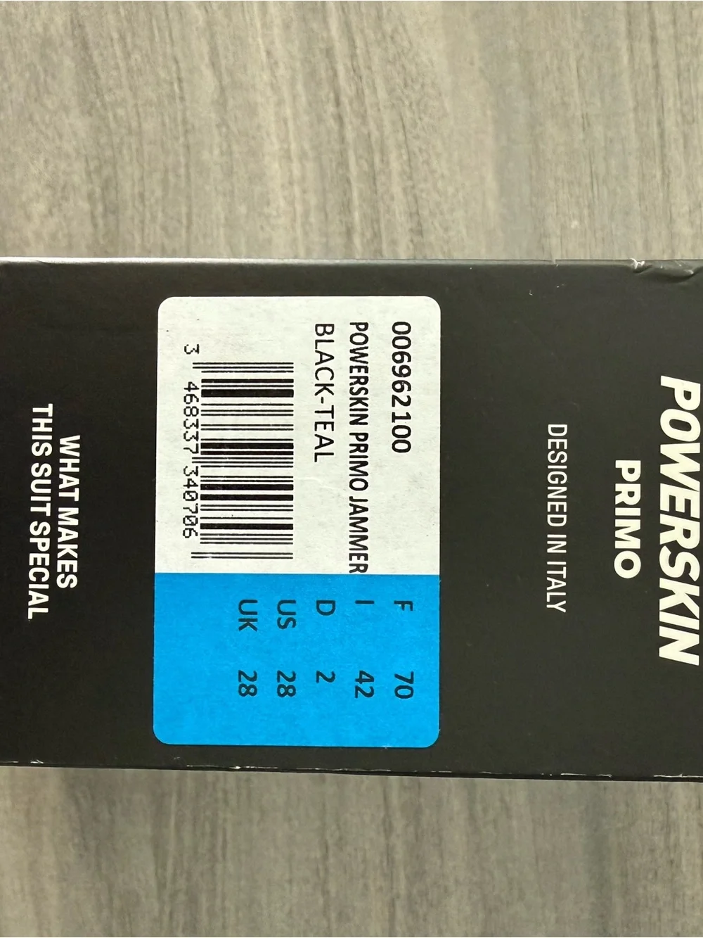 Arena Powerskin Primo Jammer Black